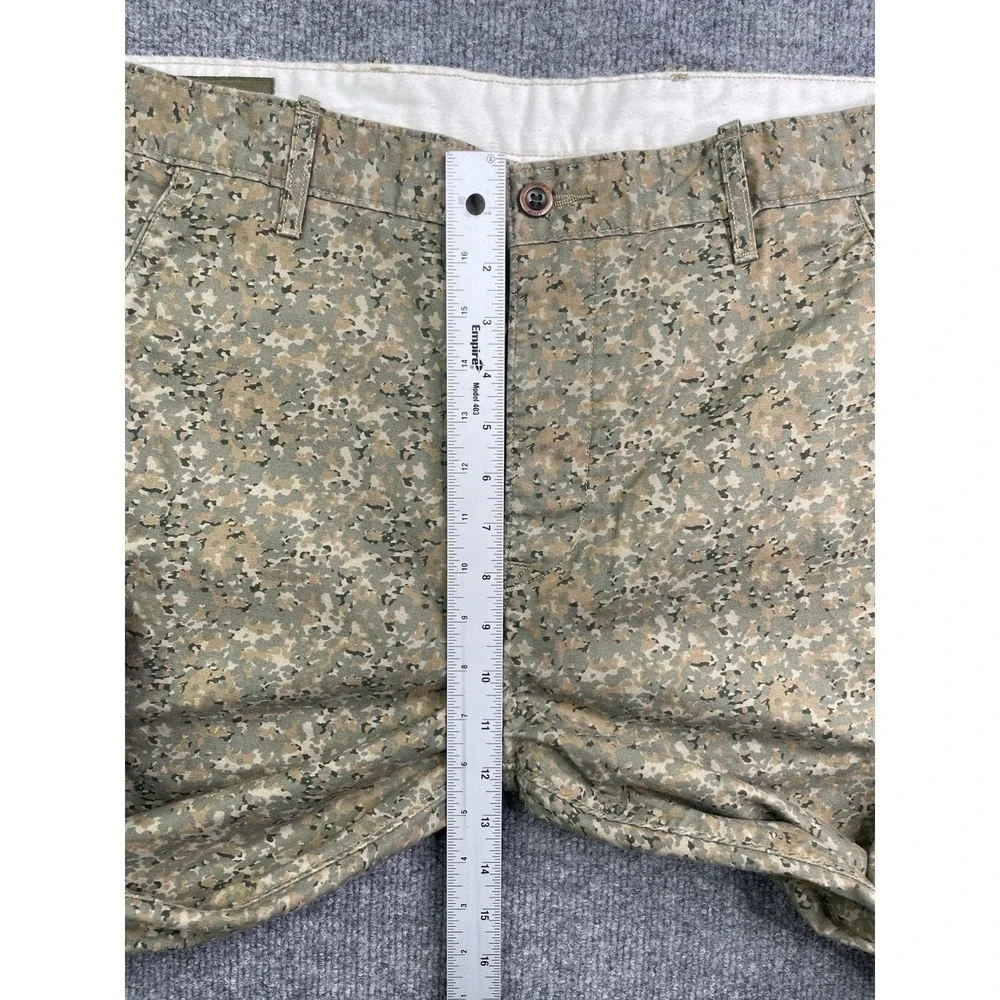Levi Strauss Pants Mens 36x34 Green Camo Floral Print Straight Leg Chino Trouser